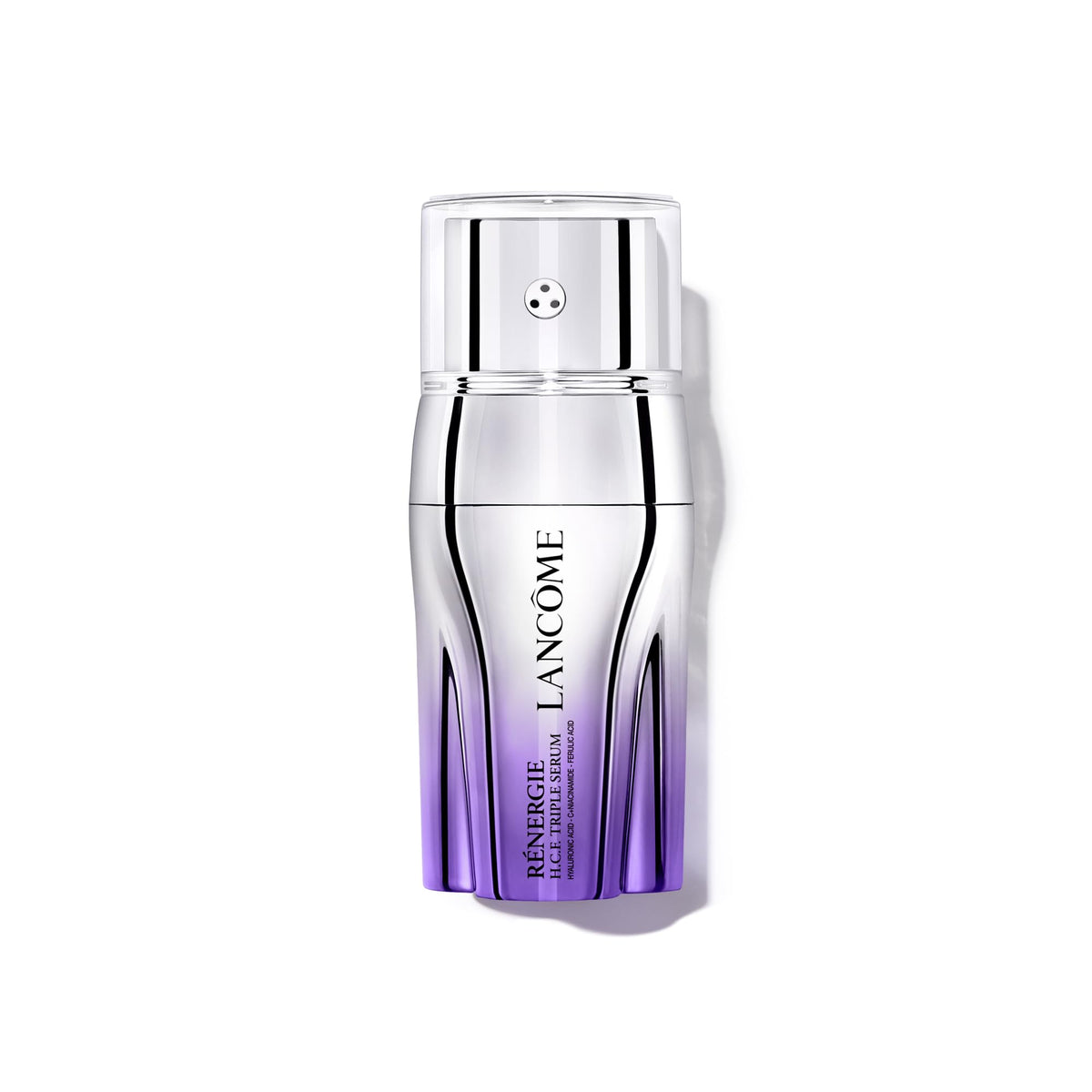 Lancôme Rénergie H.C.F. Triple Serum pump-action bottle for renewed hydration and smoothing.