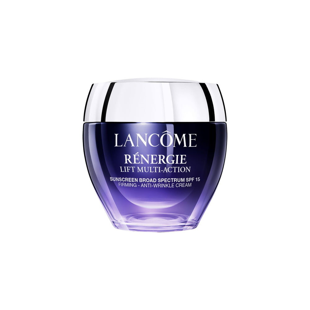Lancôme Rénergie Lift Multi-Action SPF 15 cream jar for daily firming hydration.