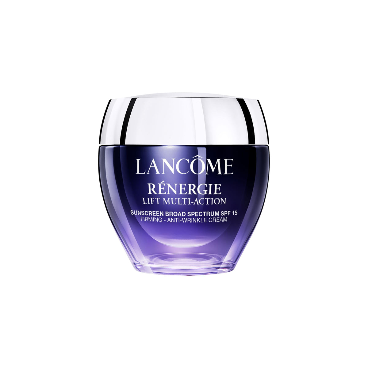 Lancôme Rénergie Lift Multi-Action SPF 15 cream jar for daily firming hydration.