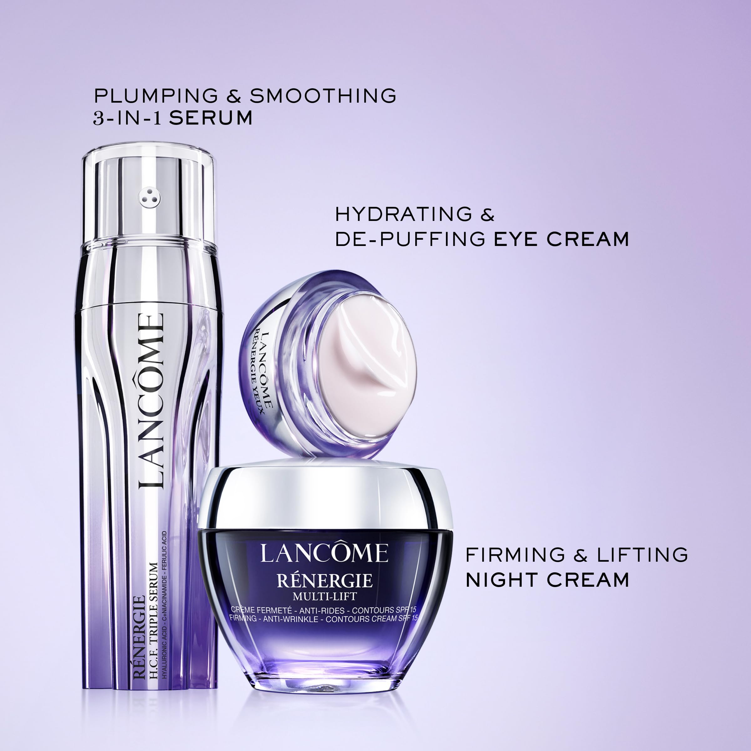Lancôme Rénergie box and tube ready for nightly routine