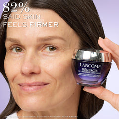 Lancôme Rénergie packaging on shelf signaling premium anti-aging care