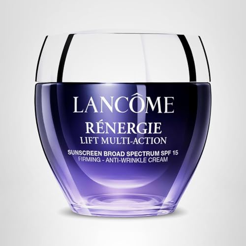 Lancôme Rénergie SPF 15 information card signaling daily sun defense.