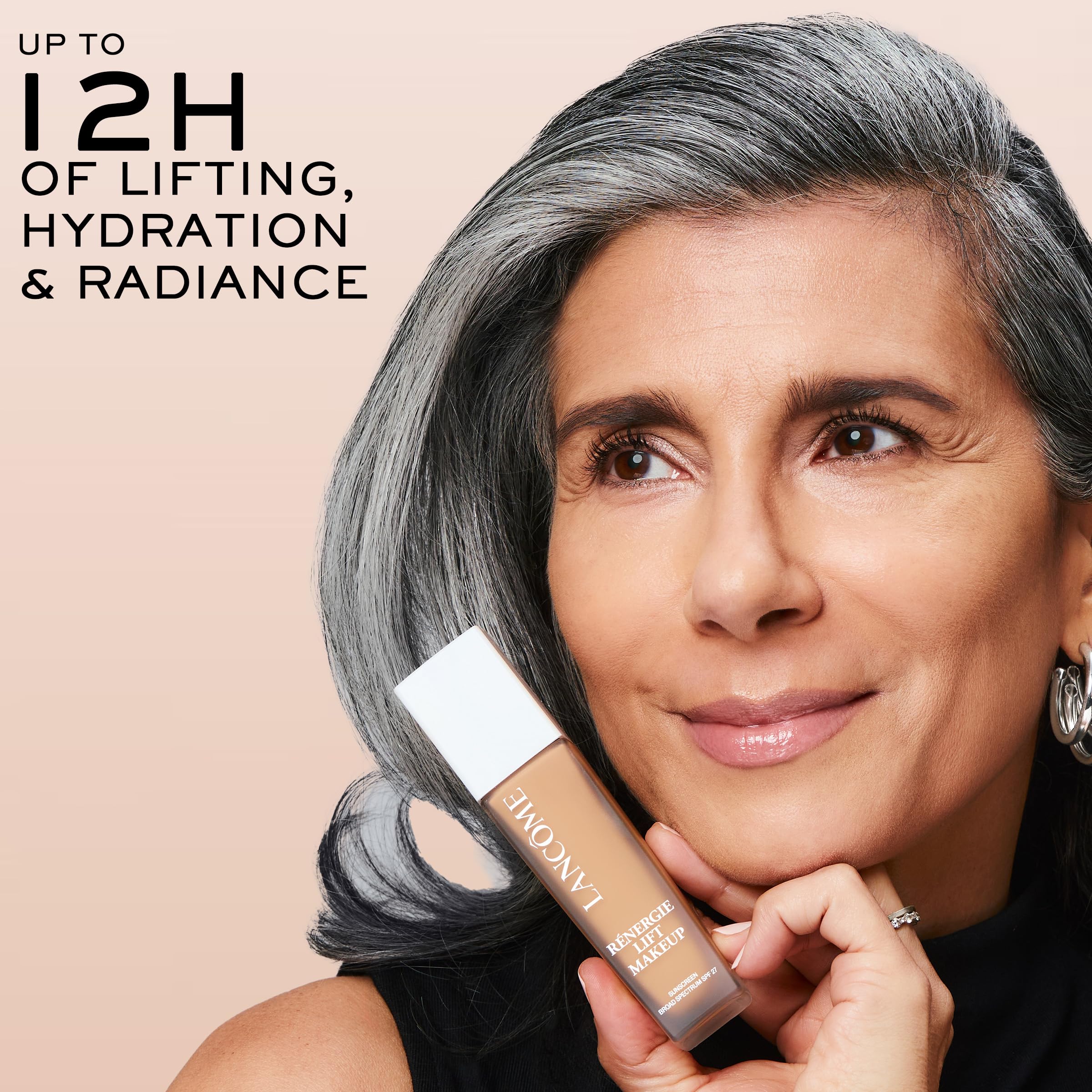 Lancome Renergie Lift Foundation on diverse skin types demonstrating versatility