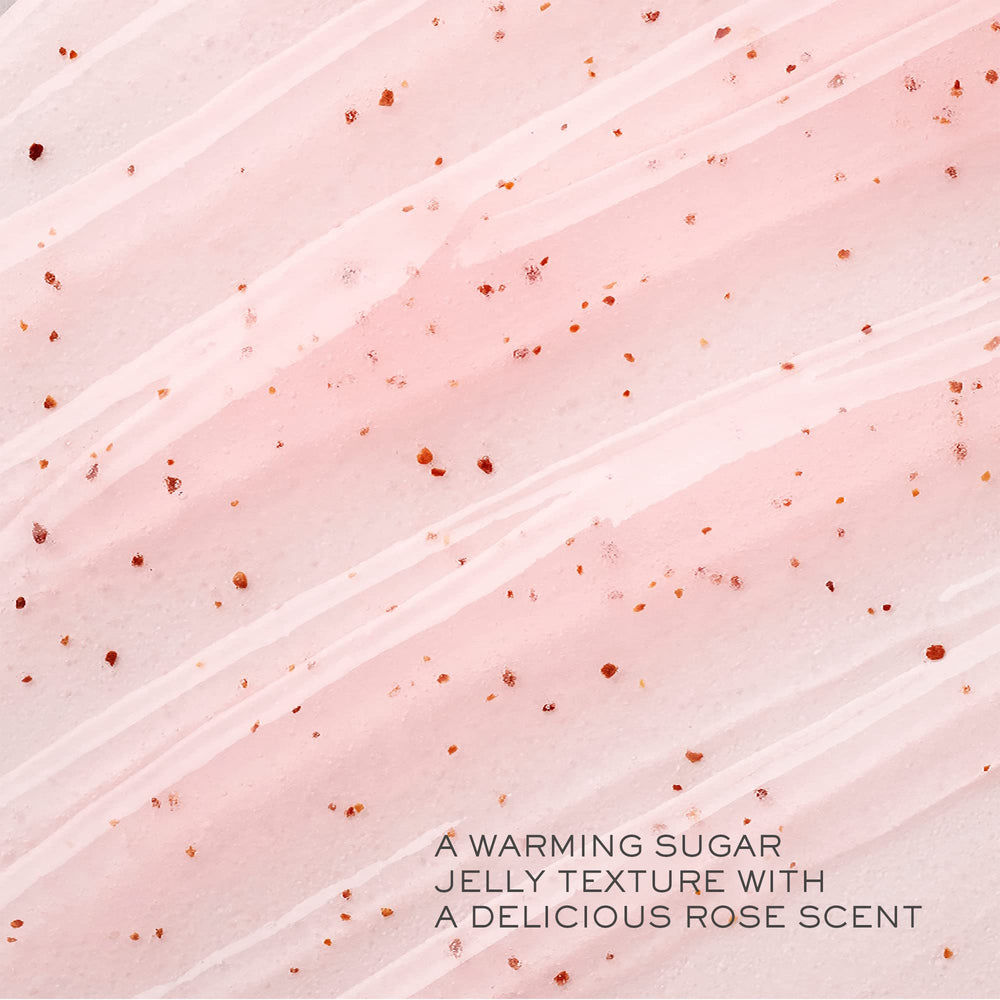 Lancôme Rose Exfoliating Scrub featuring rose water and honey for gentle renewal.