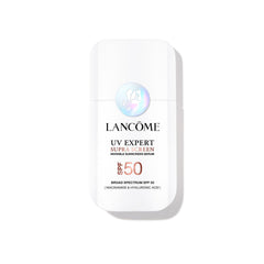 Lancôme Supra Screen bottle pump for easy daily application and hydration.