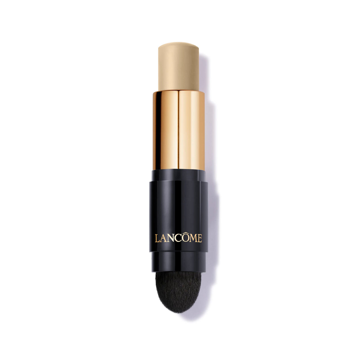Lancôme Teint Idole Ultra Wear Foundation Stick on vanity with built-in brush for quick daily coverage.