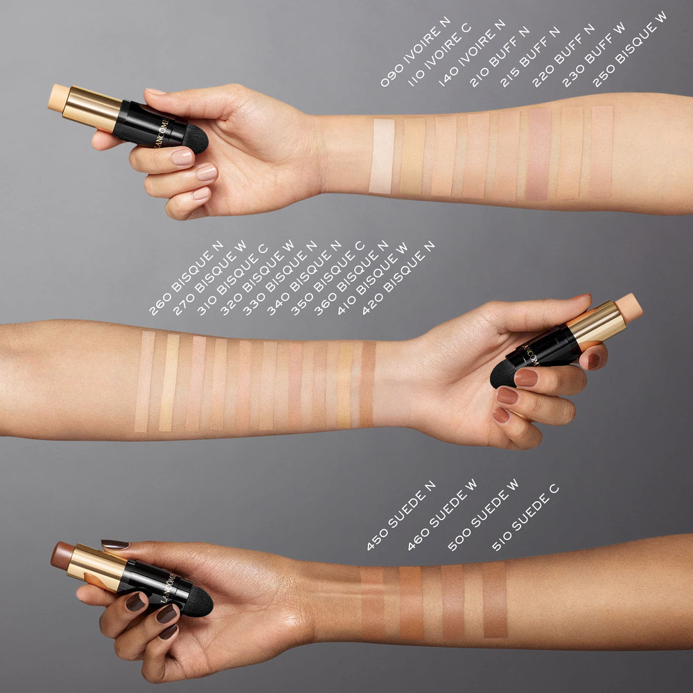 Lancôme Teint Idole Foundation Stick close-up showing matte finish.