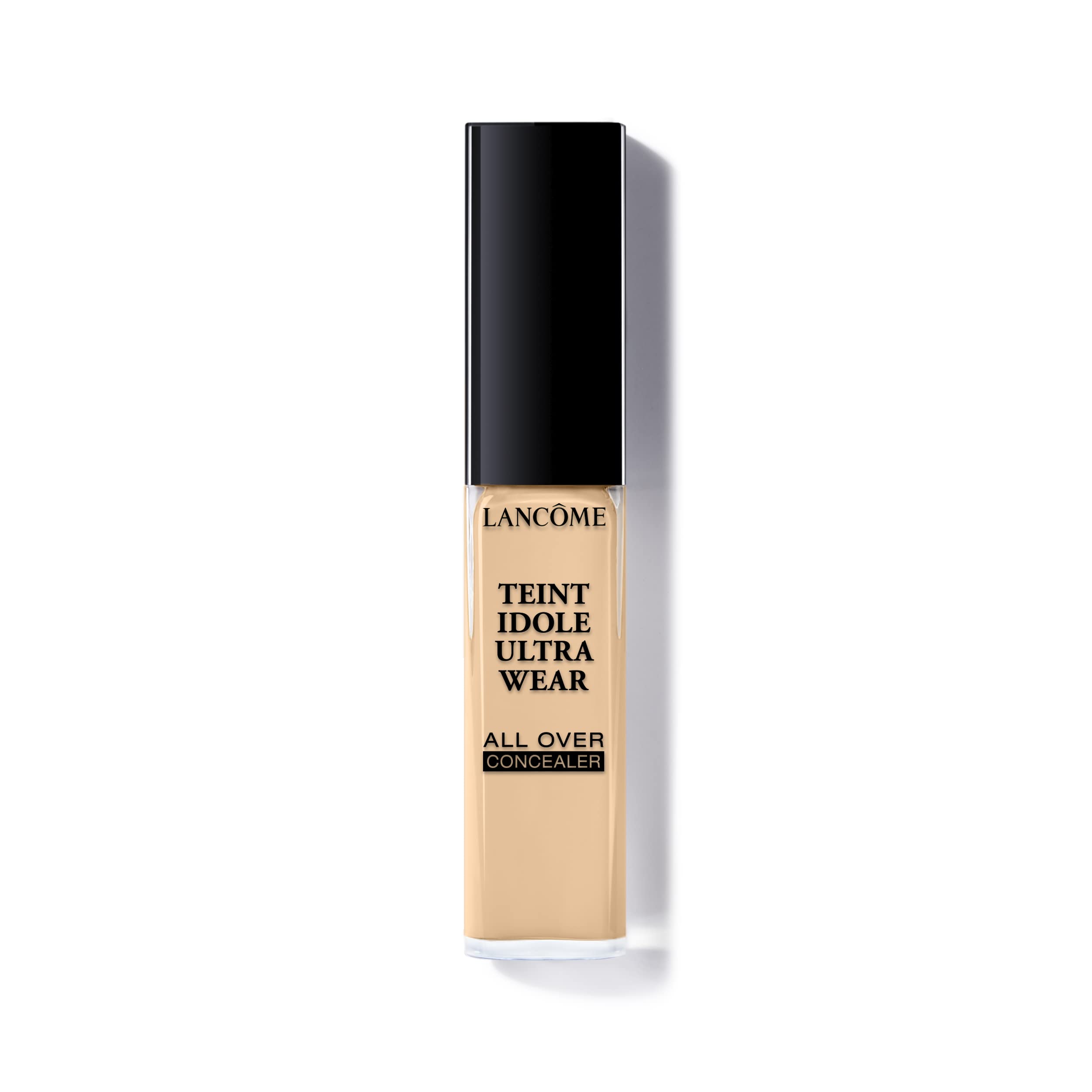 Lancôme Teint Idole concealer tube application for precise, crease-free coverage.