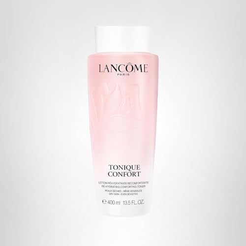 Lancome Tonique Confort 13oz packaging highlighted for routine integration