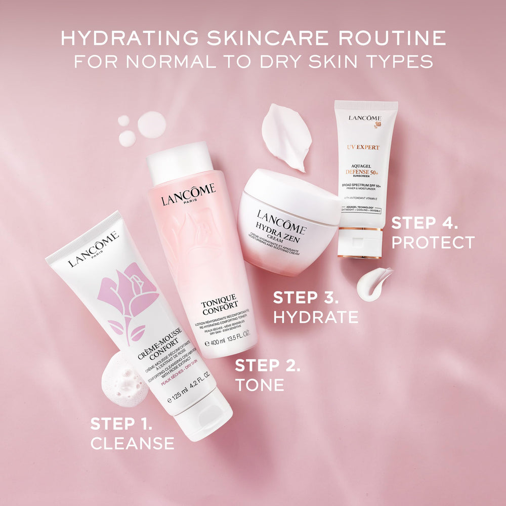 Lancôme Tonique Confort product packaging on display