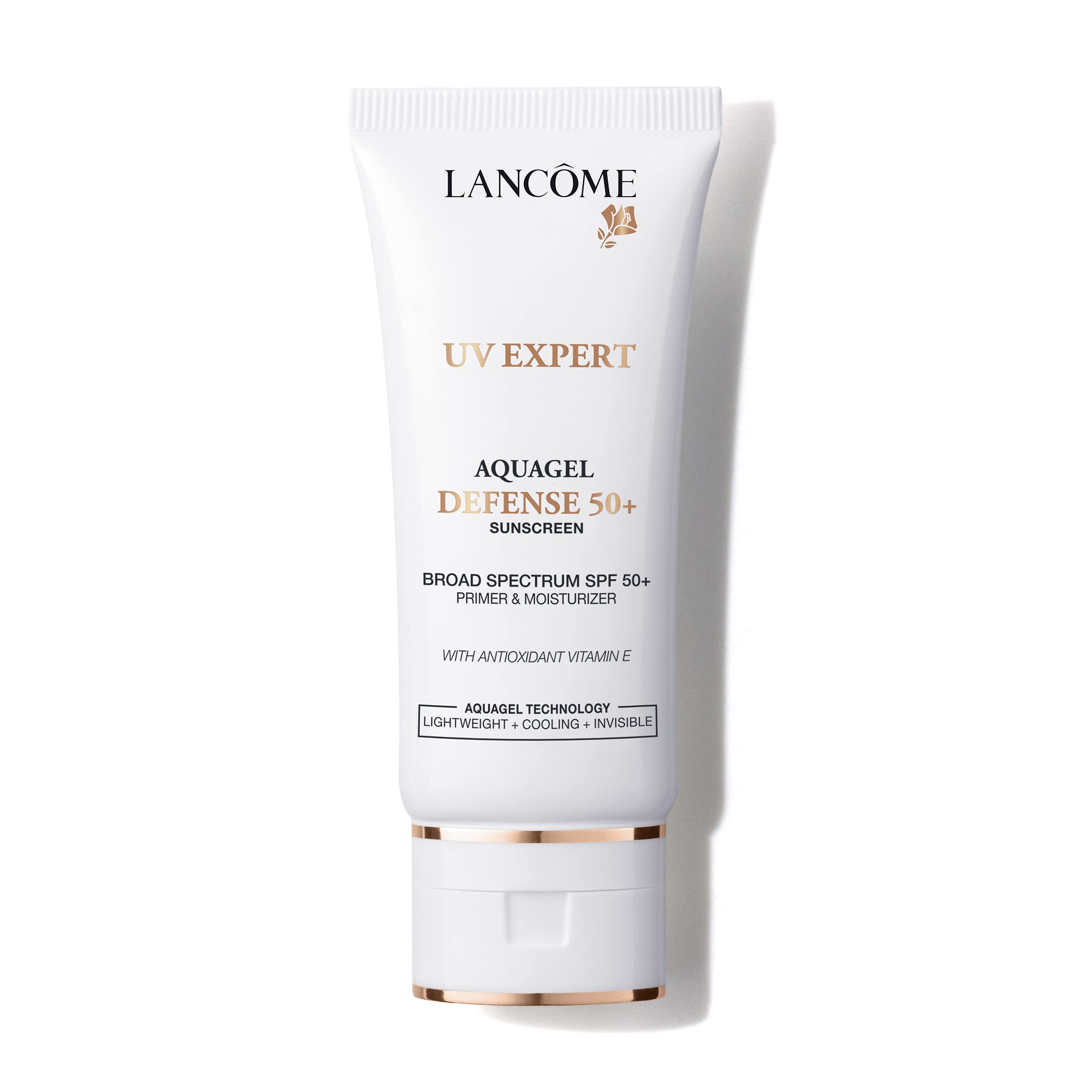 Lancome UV Expert primer SPF 50 bottle for daily sun protection.