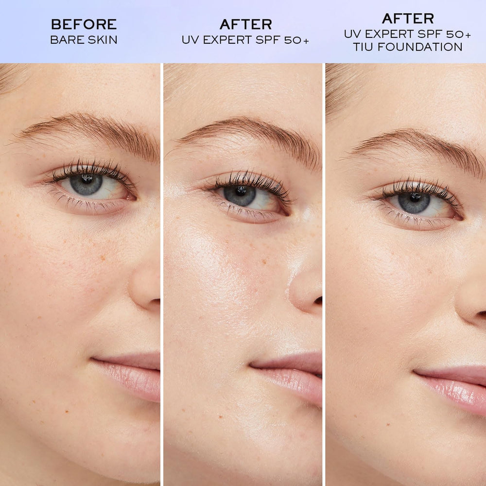 Lancome UV Expert Vitamin E ingredient highlights skin protection.