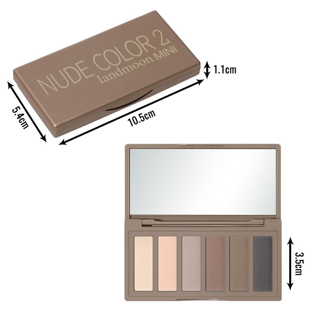 LANDMOON Nude Mini Paleta: regalo ideal para amantes del maquillaje natural.