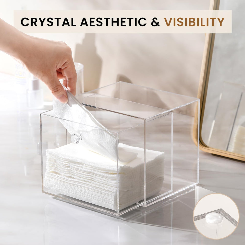 LANDNEOO vanity towel organizer adds sleek, modern storage to any space