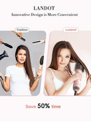 LANDOT 4-in-1 hair styler voluminizer in action for lift