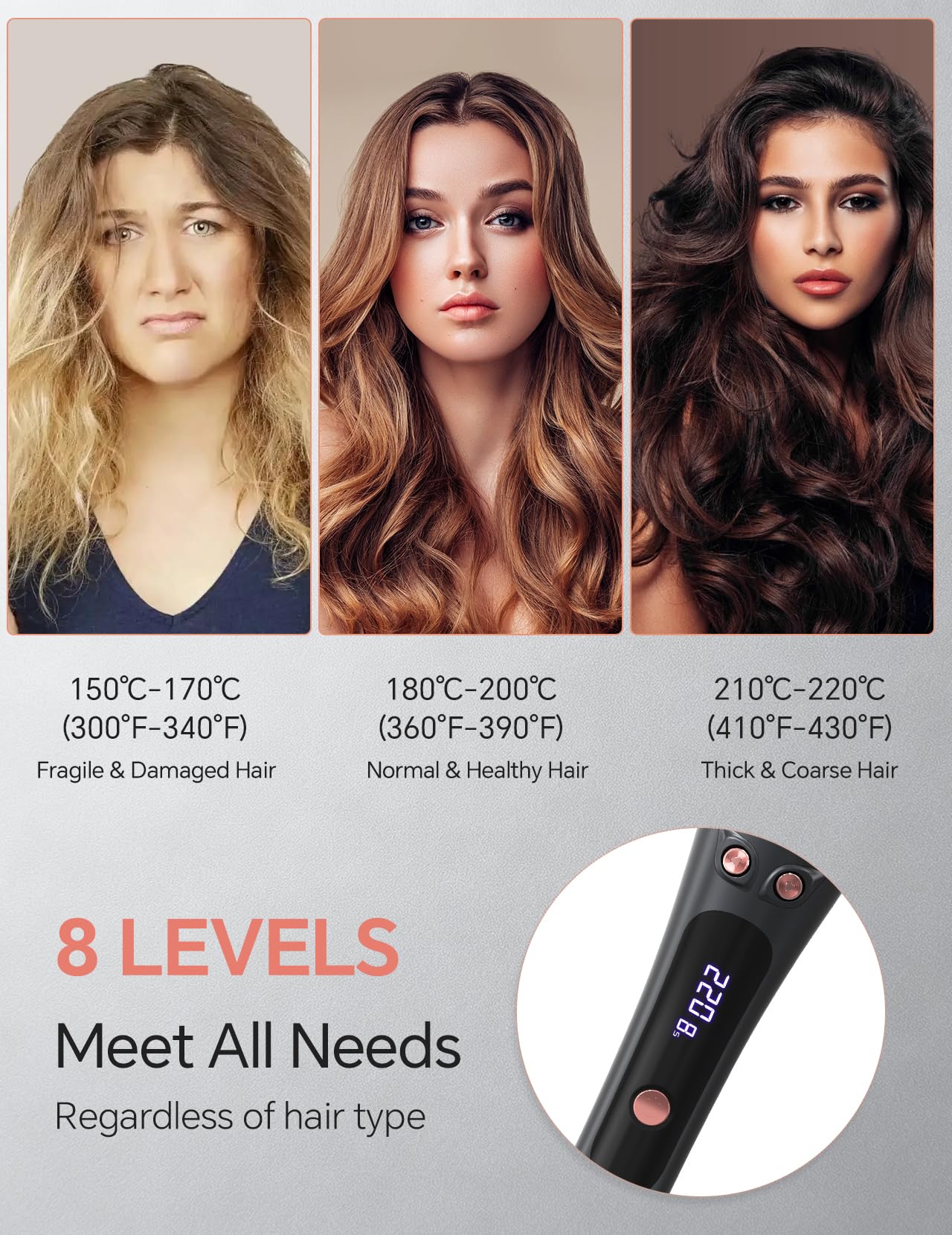 LANDOT even-heat-distribution image ensures consistent curls
