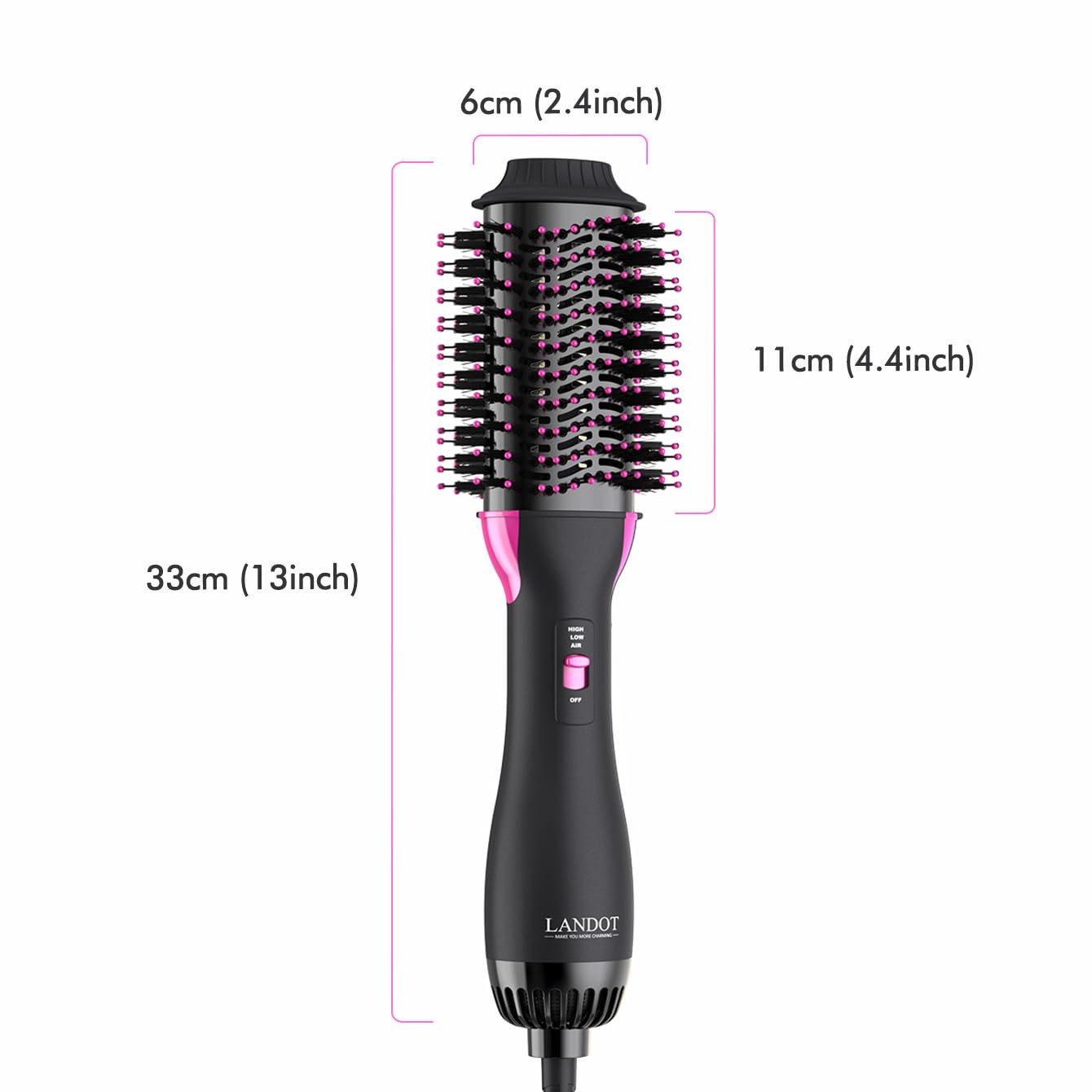 Ideal for quick at-home blowouts with lasting body and shine.