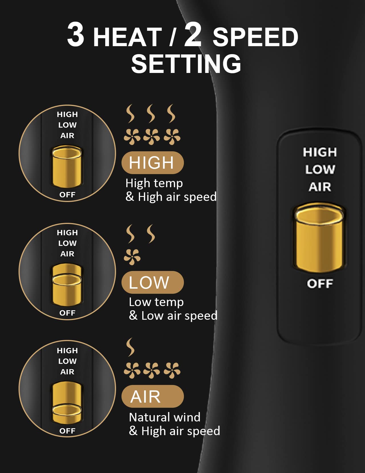 LANDOT at-home salon-style blowouts with a versatile, single-step tool.