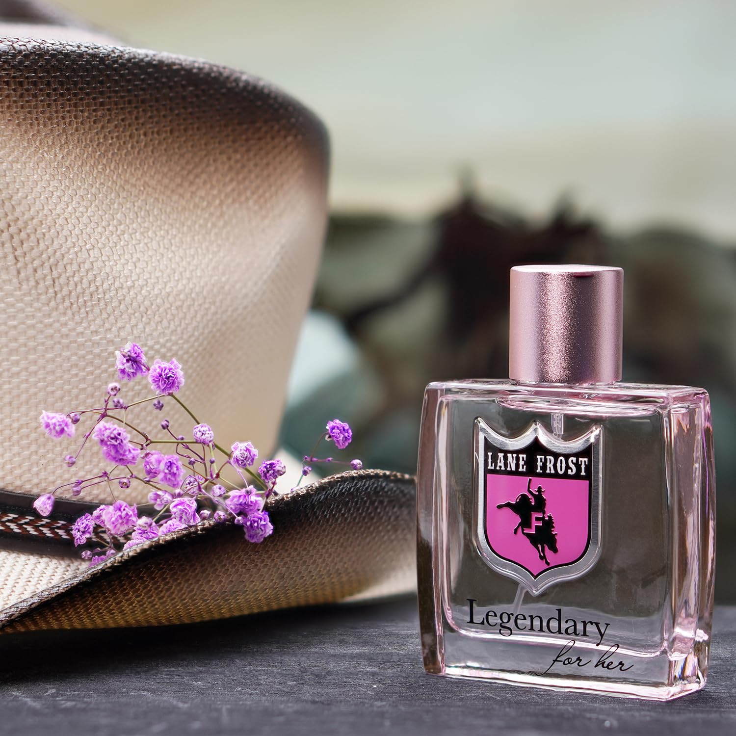 Lane Frost Legendary For Her amber sandalwood depth adds elegance.