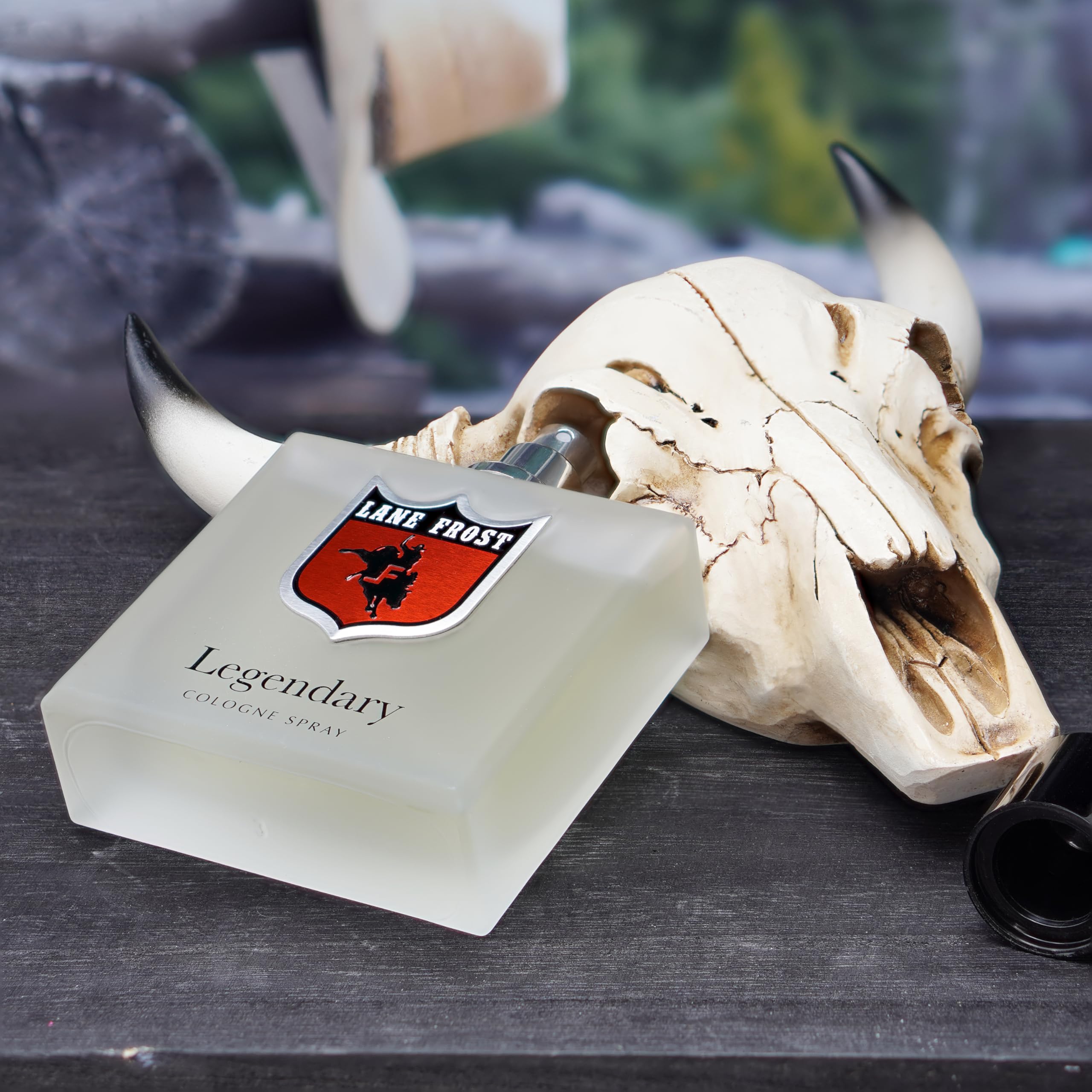 Lane Frost Legendary spray mist enables even, subtle application throughout the day.