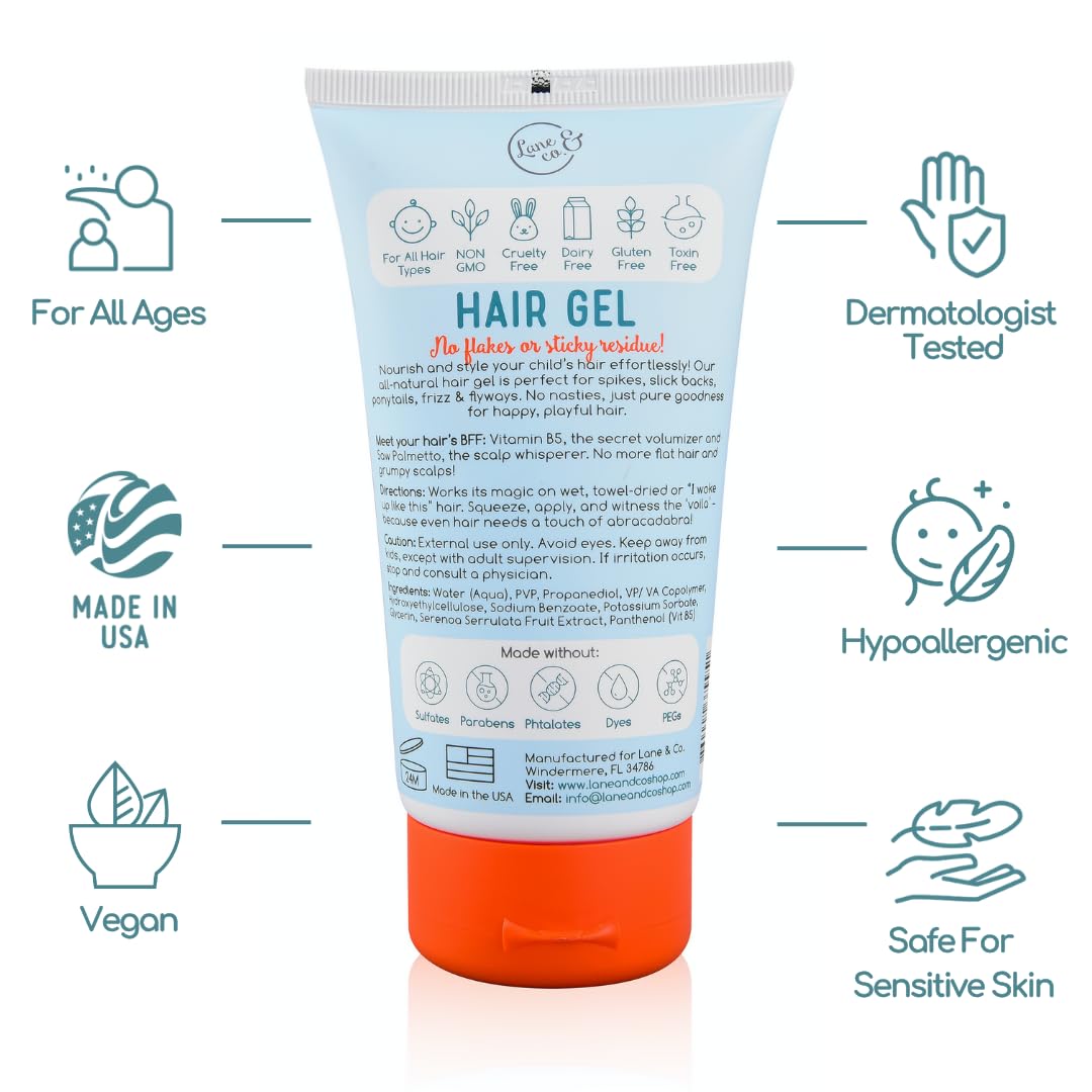 LANE & CO. gel para bebé, acabado natural y fácil de usar diariamente.