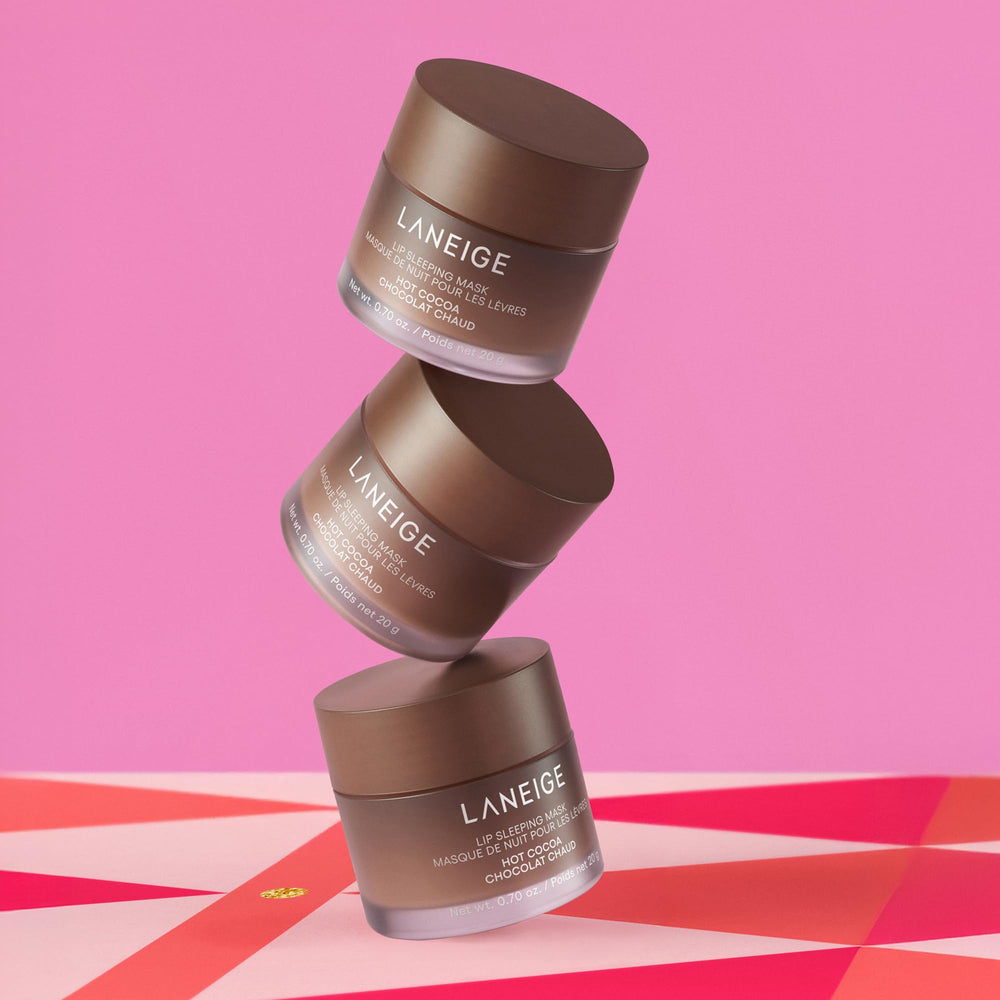 Bedtime routine with Laneige Lip Sleeping Mask ready to use