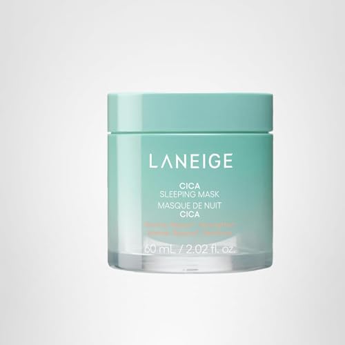 LANEIGE Cica Sleeping Mask finished skin after use with breathable moisture