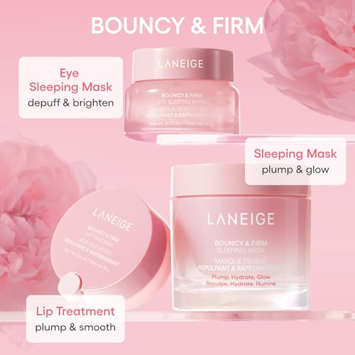 LANEIGE hydration night therapy around eyes demonstrating depuffing potential