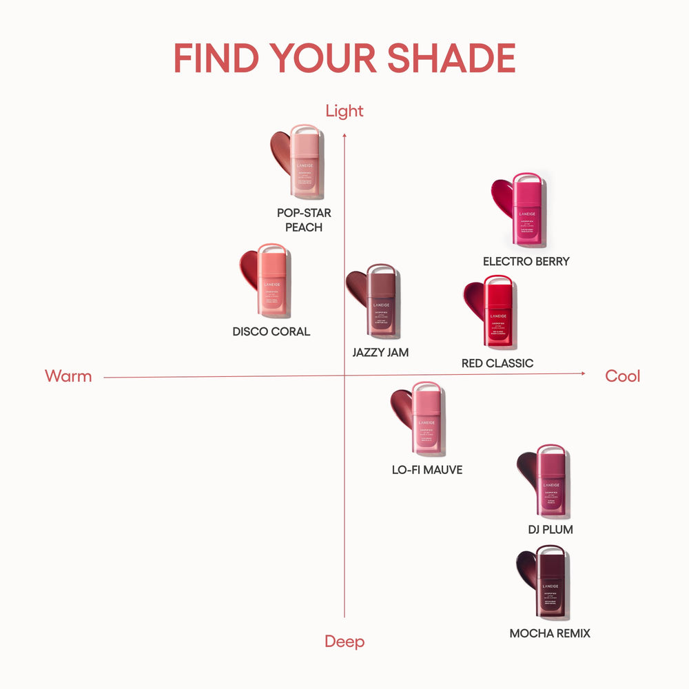 Laneige JuicePop Box Lip Tint tacto sedoso en cada pasada