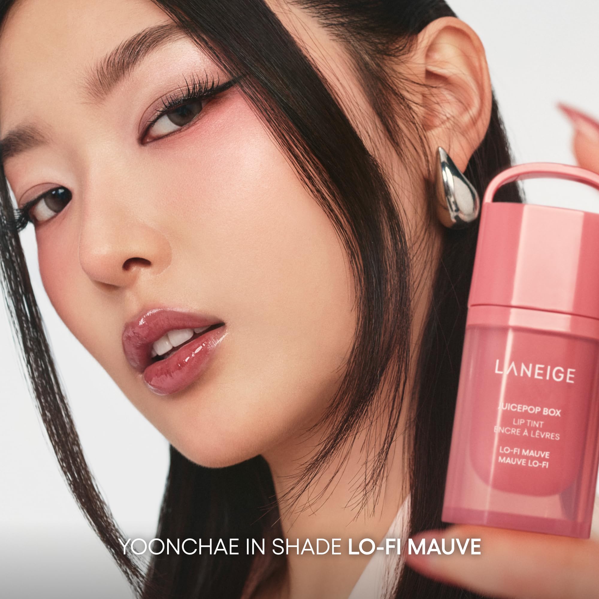 Laneige JuicePop Box Lip Tint textura agua-en-aceite para hidratación duradera