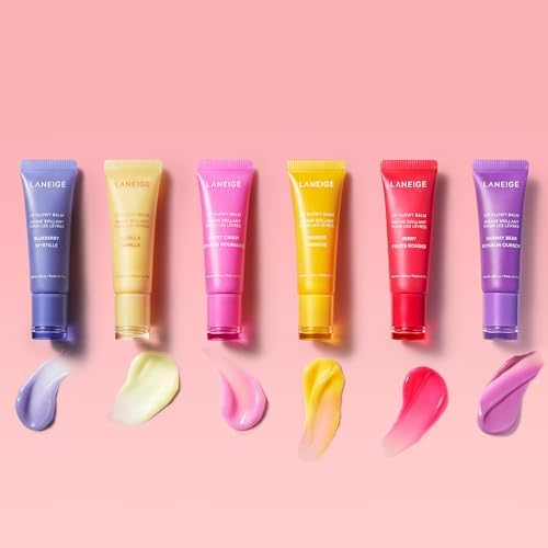 Laneige Lip Glowy Balm Berry rich in shea and murumuru butters.