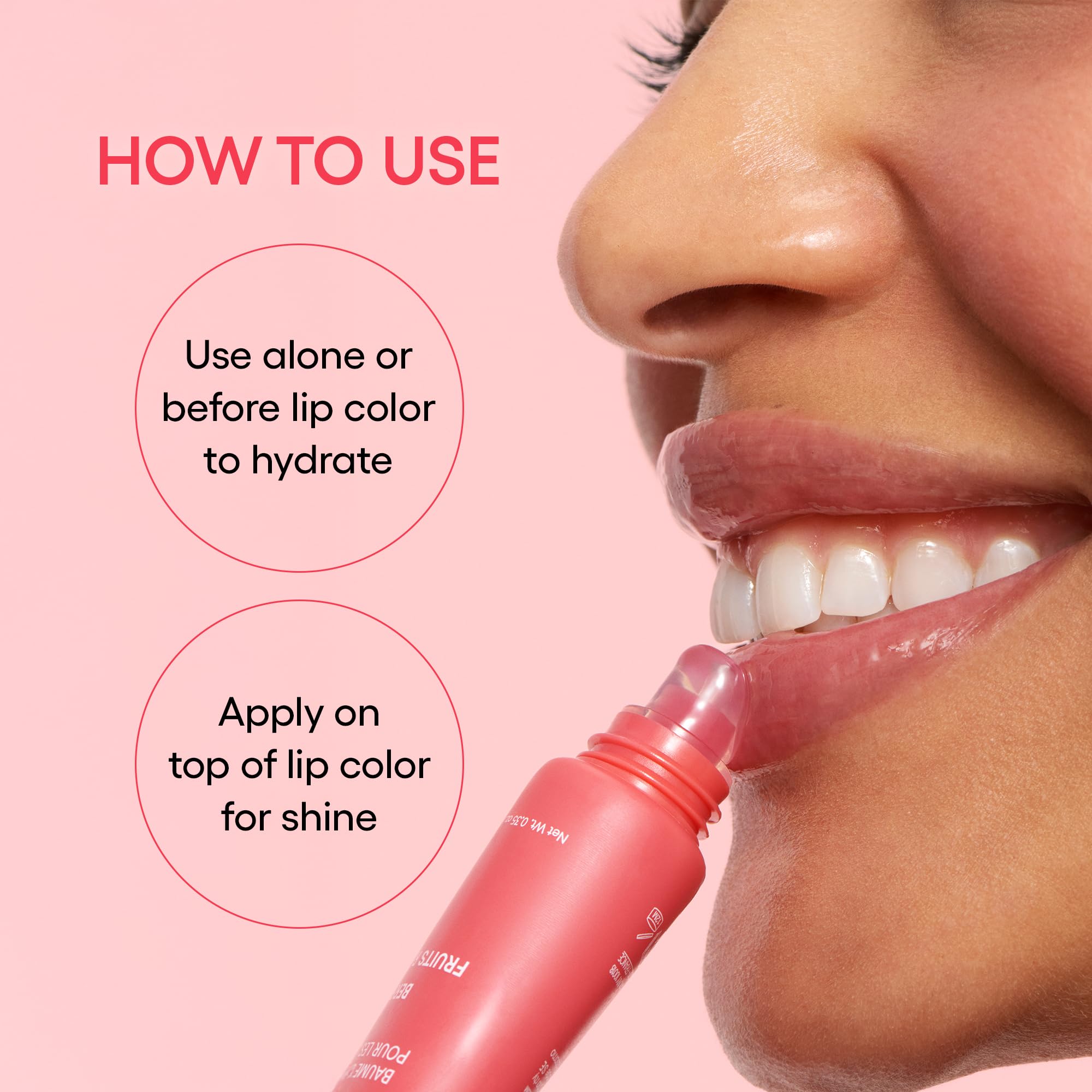LANEIGE Lip Glowy Balm pocket-sized design fits purses.
