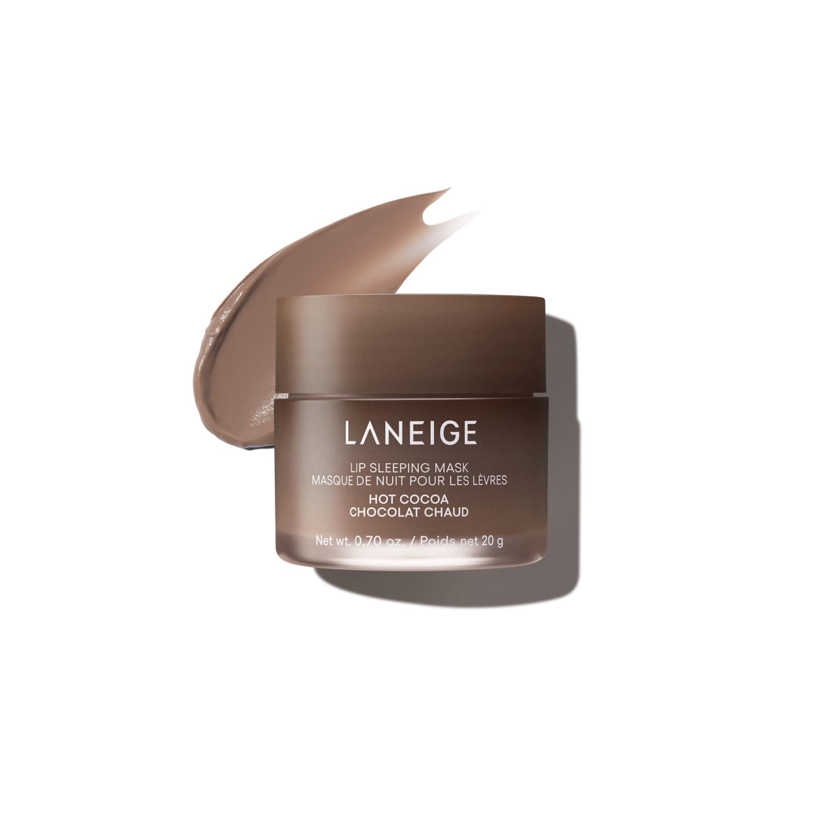 Laneige Lip Sleeping Mask Hot Cocoa jar for overnight hydration