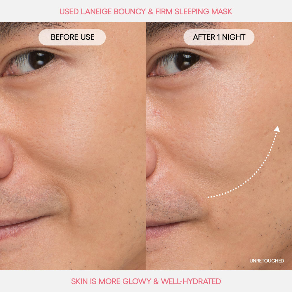 LANEIGE Moisture barrier protection glow shot on product backdrop.