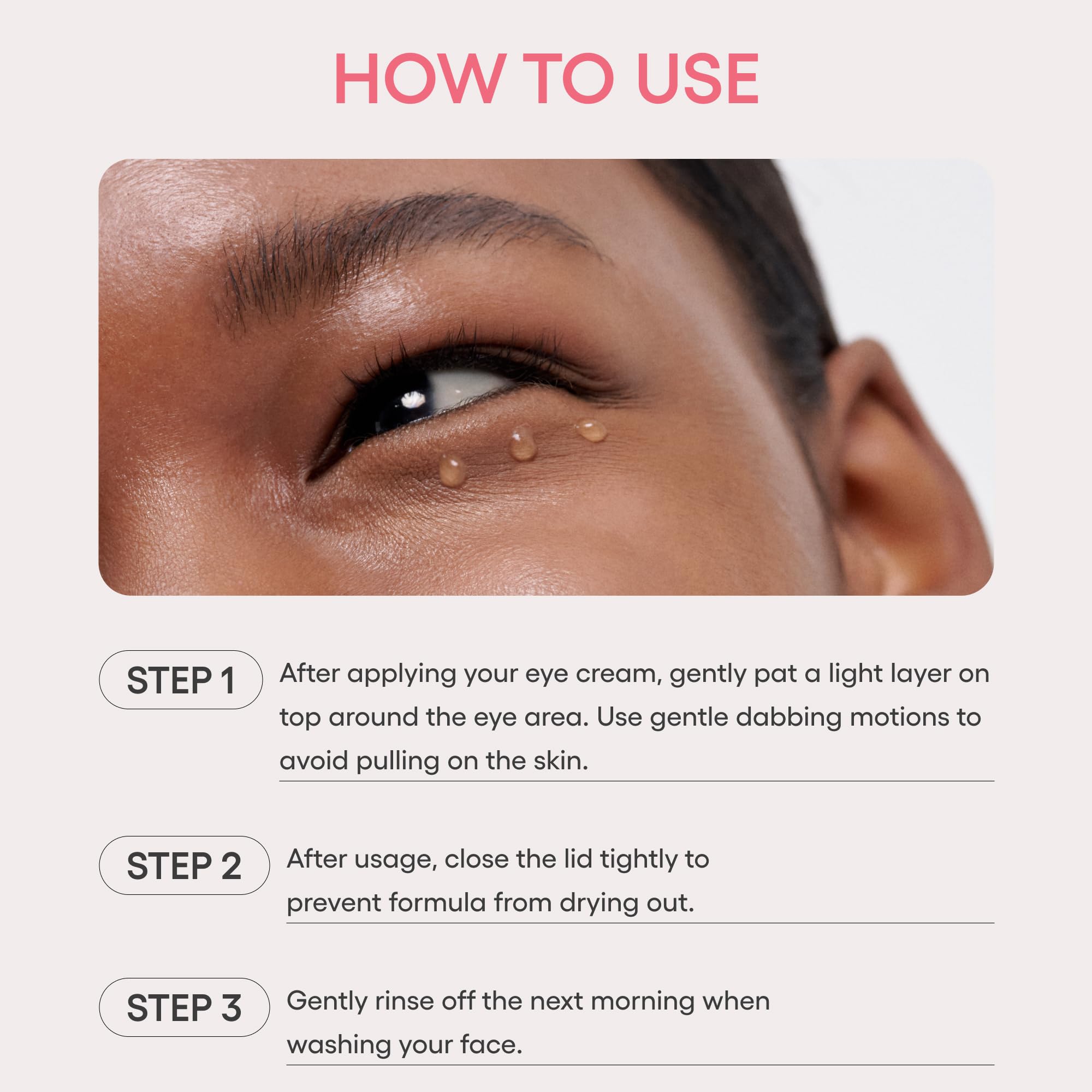 LANEIGE silicone-free gel formula texture emphasis for eye care
