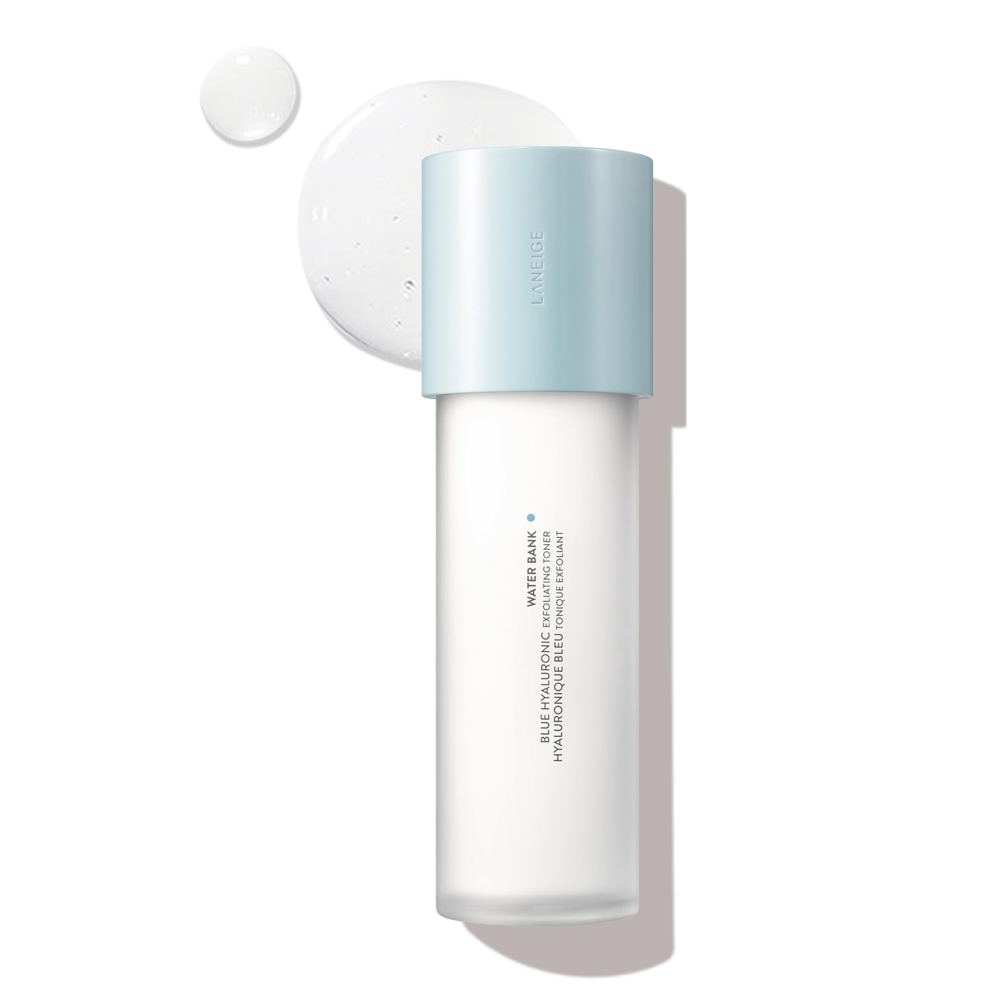 LANEIGE Water Bank Exfoliating Toner bottle showing hydrating formula