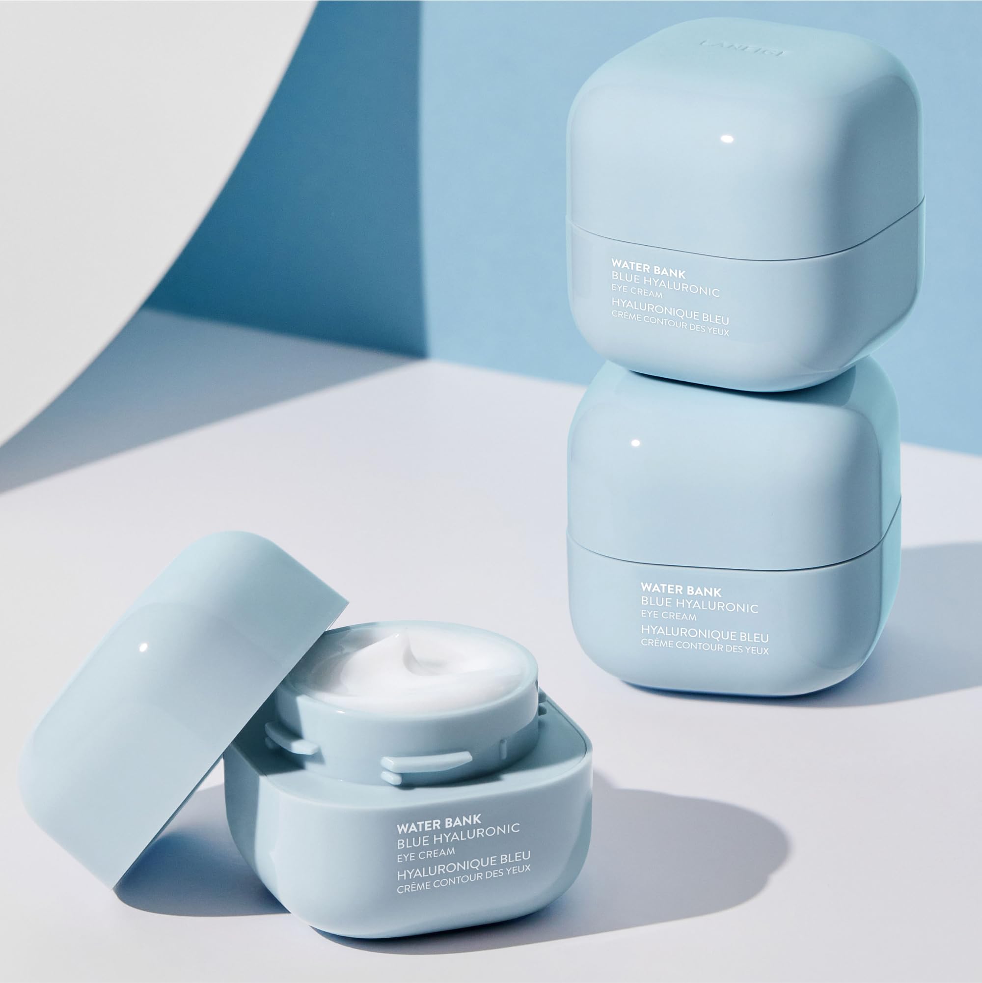 LANEIGE Water Bank Blue Hyaluronic Eye Cream with Niacinamide and Caffeine for brightening effect