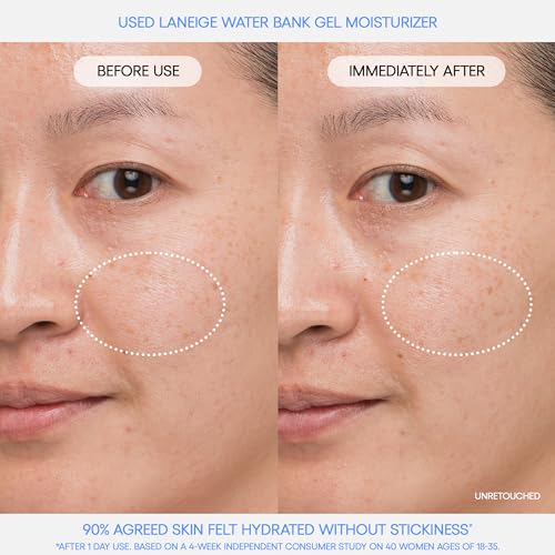 laneige water bank blue hyaluronic gel mint extract for refreshing cooling sensation