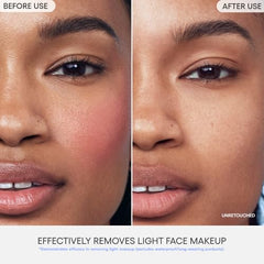 LANEIGE Water Bank Gel Mini, aplicación con las manos para retirar maquillaje ligero.
