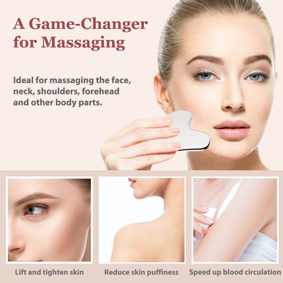 Lanfixilly cooling roller with diamond-like balls to smooth appearance of lines.