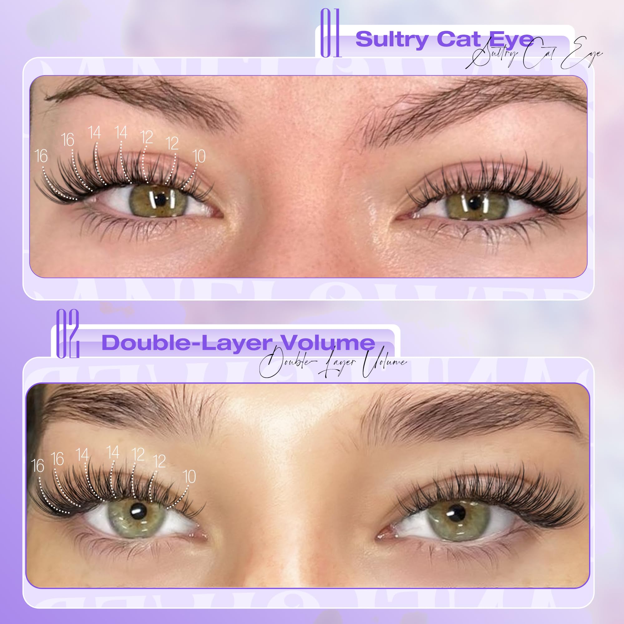 Lanflower DIY lash tools including precision tweezers support accurate placement.