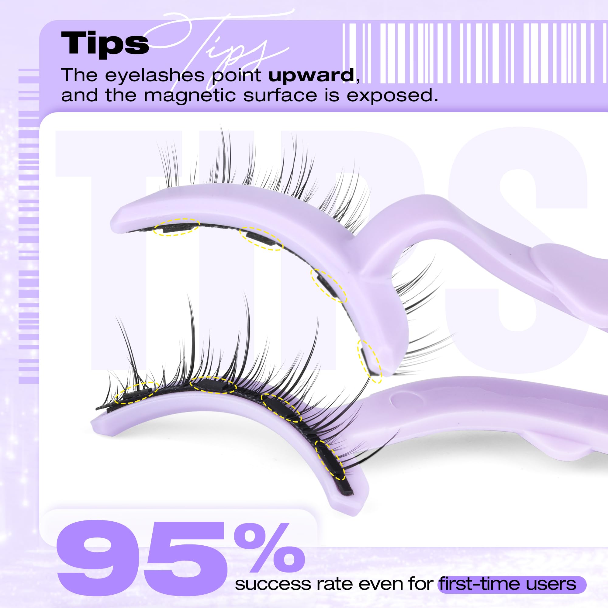 Lanflower easy removal via magnet separation without tugging.