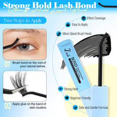 LANFLOWER Lash Glue Beginner Friendly for at-home DIY lash projects