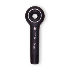 L'ANGE HAIR Axia HaloRing dryer front view showcases its sleek circular design and fast drying potential.