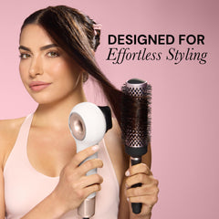 L'ANGE Axia HaloRing hair dryer with ionic technology for frizz control