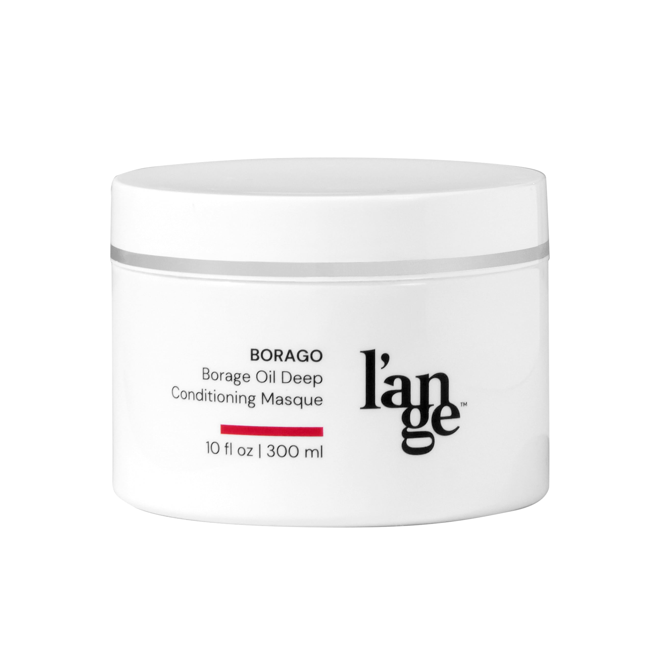 L'ANGE HAIR Borago Deep Conditioning Mask bottle close-up for intense hydration