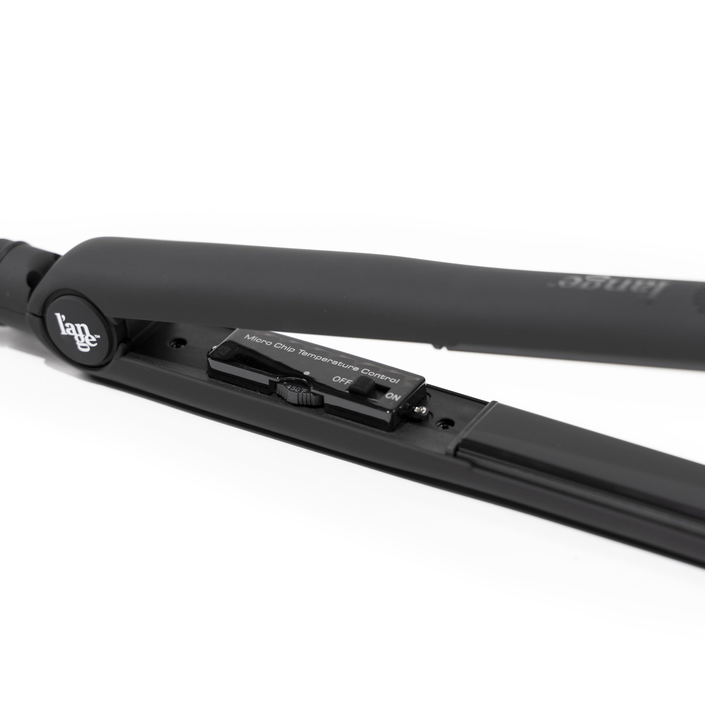 L'ANGE HAIR Aplatir 1-Inch Flat Iron adjustable temperature for versatile styling.