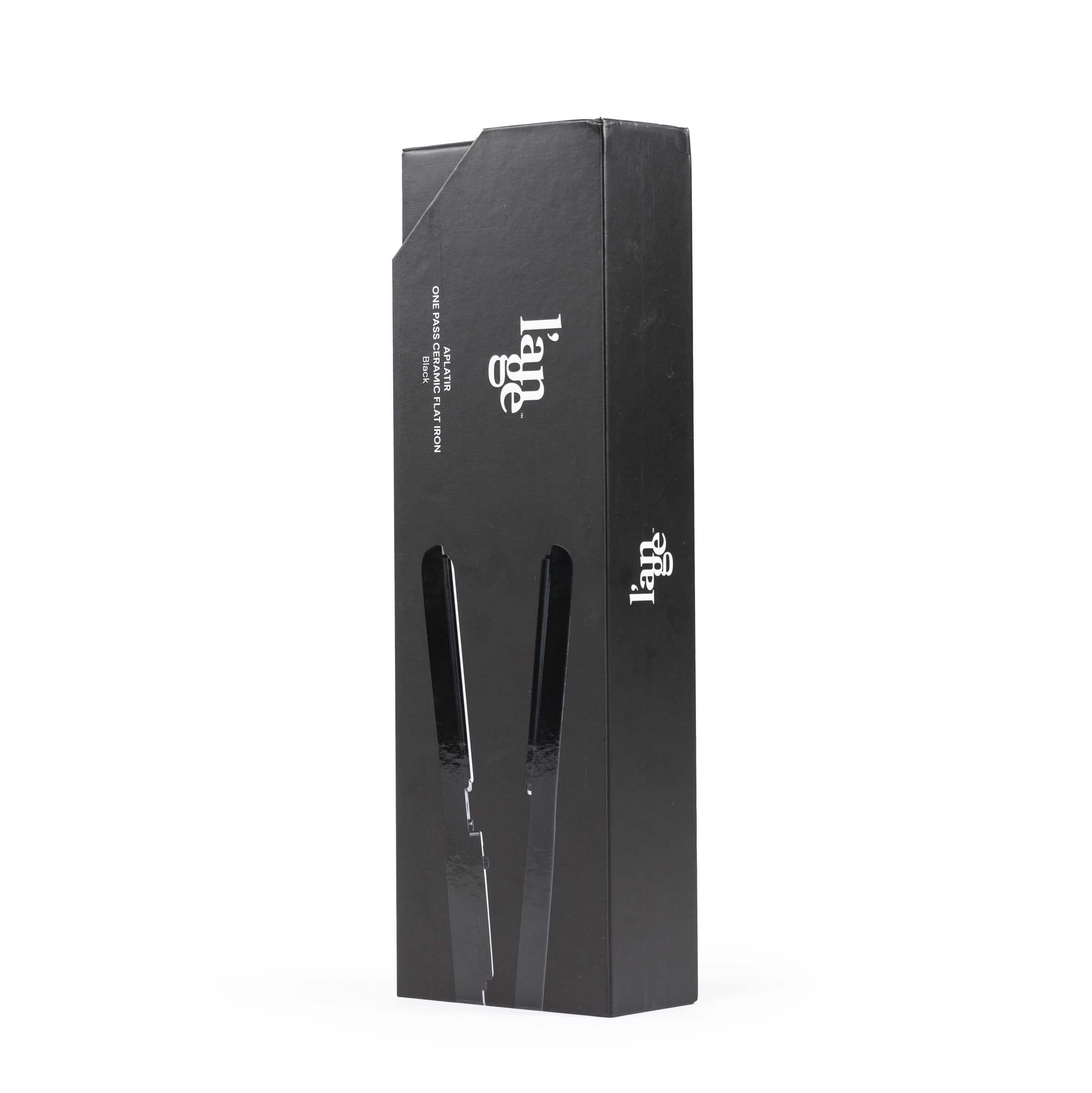 L'ANGE HAIR Aplatir 1-Inch Flat Iron creates straight looks or soft waves.