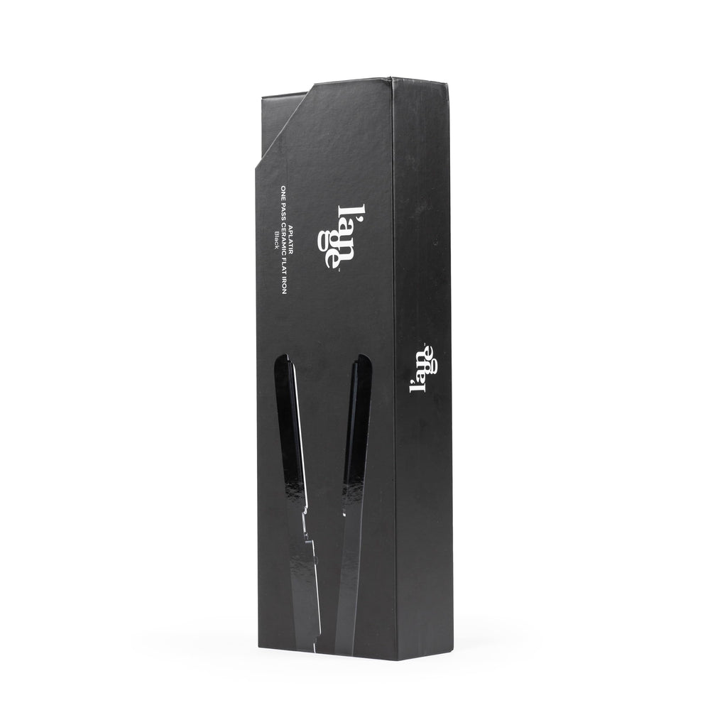 L'ANGE HAIR Aplatir 1-Inch Flat Iron creates straight looks or soft waves.