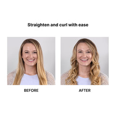 L'ANGE HAIR Aplatir 1-Inch Flat Iron with tourmaline-infused ceramic plates for shine.
